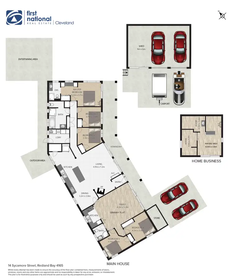 Floorplan of Homely house listing, 14 Sycamore Street, Redland Bay QLD 4165