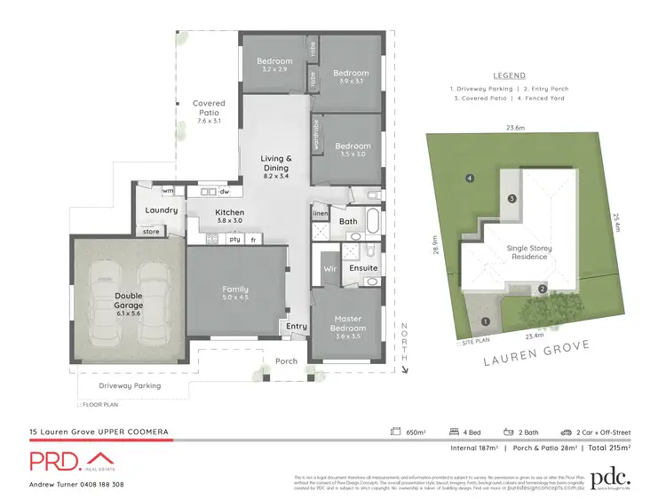 Floorplan of Homely house listing, 15 Lauren Grove, Upper Coomera QLD 4209