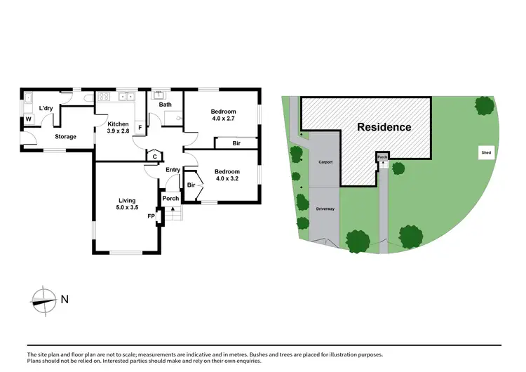 Floorplan of Homely unit listing, 22 Union Grove, Springvale VIC 3171