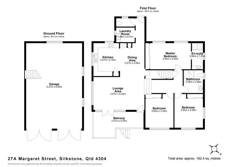 Floorplan of Homely house listing, 27A Margaret Street, Silkstone QLD 4304