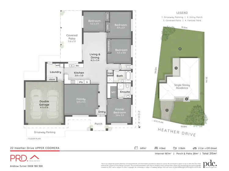 Floorplan of Homely house listing, 22 Heather Drive, Upper Coomera QLD 4209