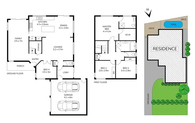 Floorplan of Homely house listing, 116 Carmichael Drive, West Hoxton NSW 2171