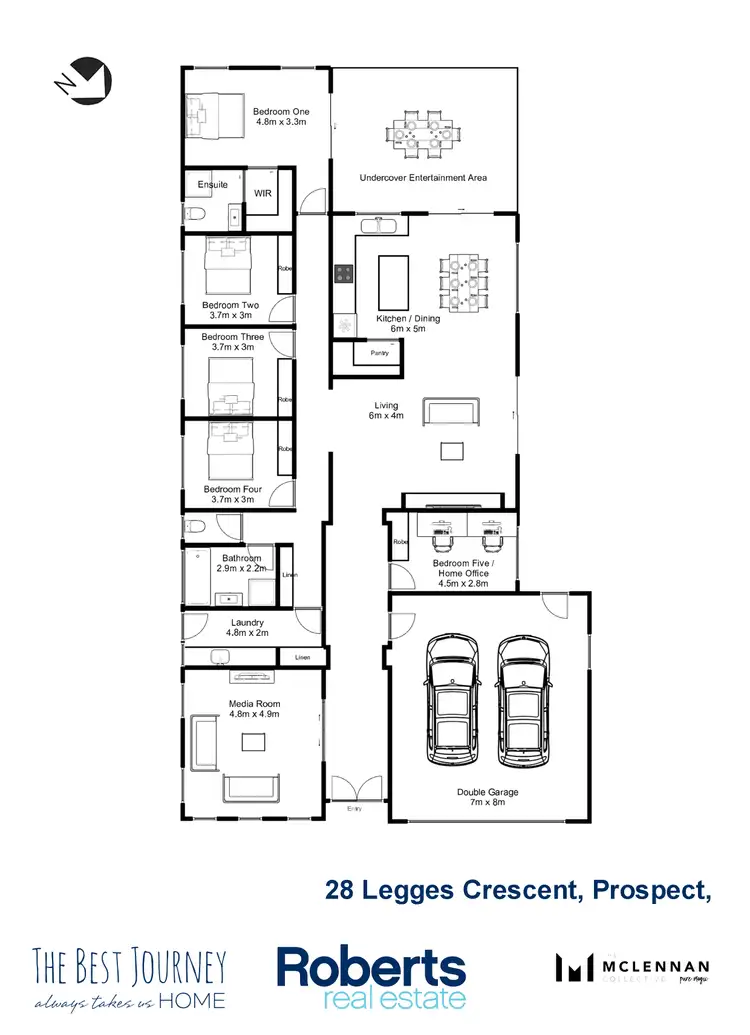 Floorplan of Homely house listing, 28 Legges Crescent, Prospect TAS 7250
