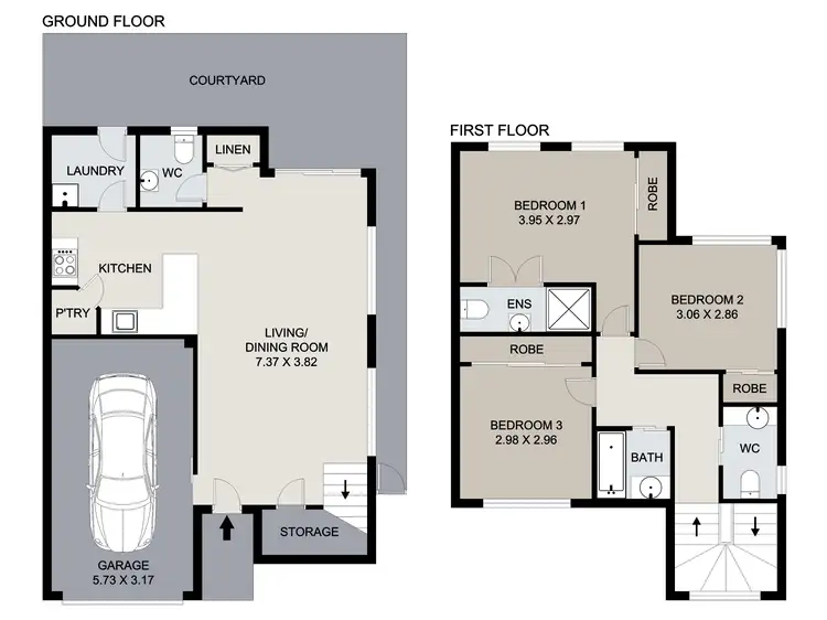 Floorplan of Homely townhouse listing, 9/36 Russell Street, Everton Park QLD 4053