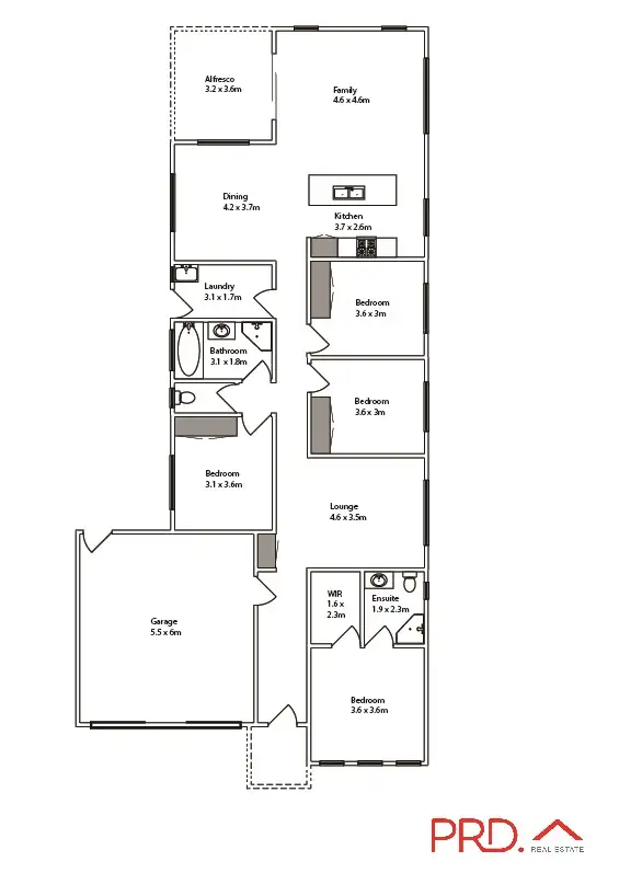 Floorplan of Homely house listing, 27 Oasis Boulevard, Mildura VIC 3500
