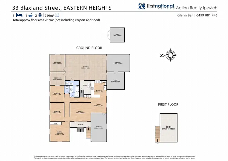 Floorplan of Homely house listing, 33 Blaxland Street, Eastern Heights QLD 4305