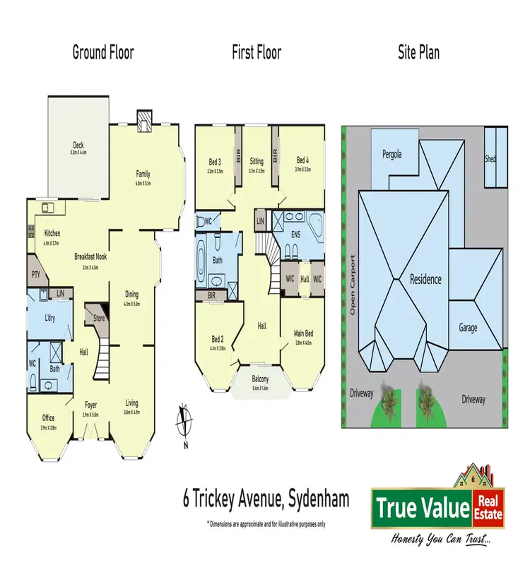 Floorplan of Homely house listing, 6 Trickey Avenue, Sydenham VIC 3037