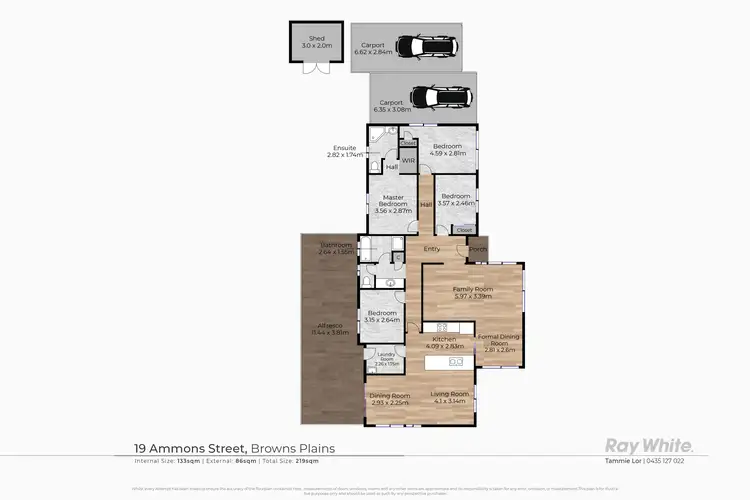 Floorplan of Homely house listing, 19 Ammons Street, Browns Plains QLD 4118