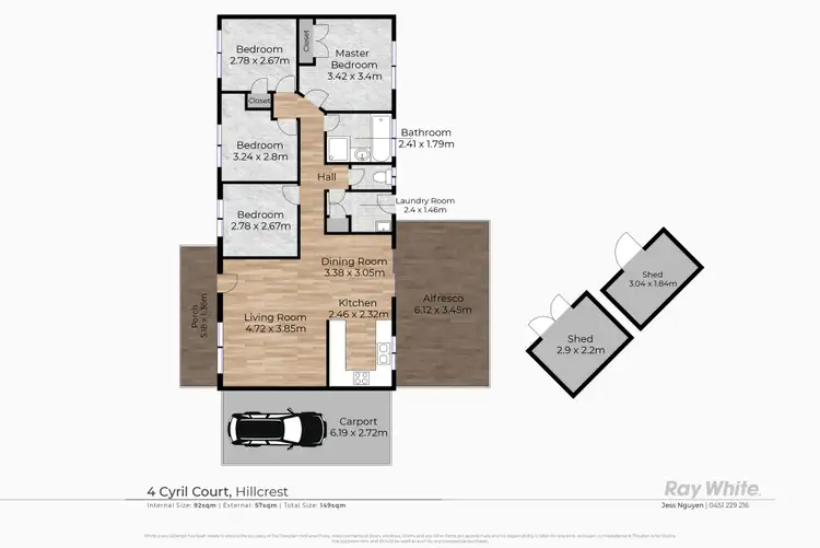Floorplan of Homely house listing, 4 Cyril Court, Hillcrest QLD 4118