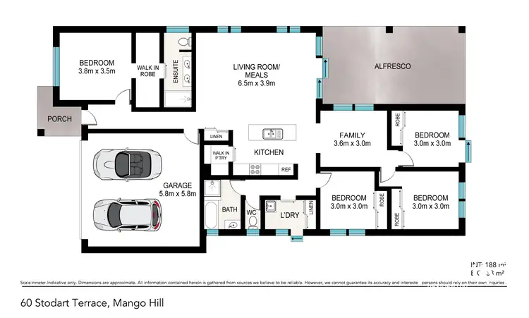Floorplan of Homely house listing, 60 Stodart Terrace, Mango Hill QLD 4509