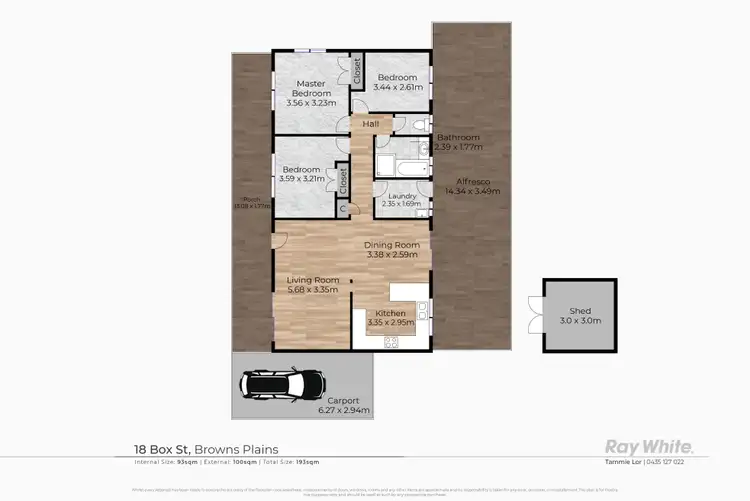 Floorplan of Homely house listing, 18 Box Street, Browns Plains QLD 4118