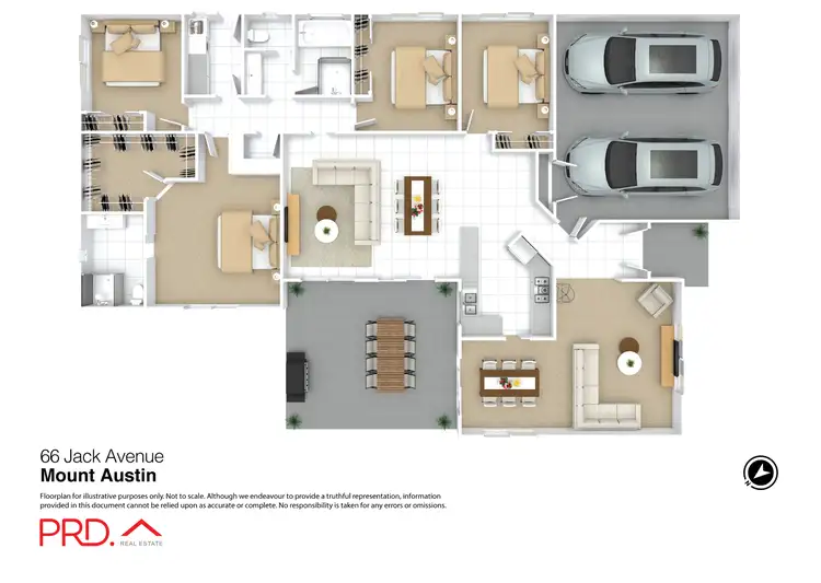 Floorplan of Homely house listing, 66 Jack Avenue, Mount Austin NSW 2650