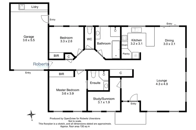 Floorplan of Homely unit listing, 2/5A Jermyn Street, Ulverstone TAS 7315
