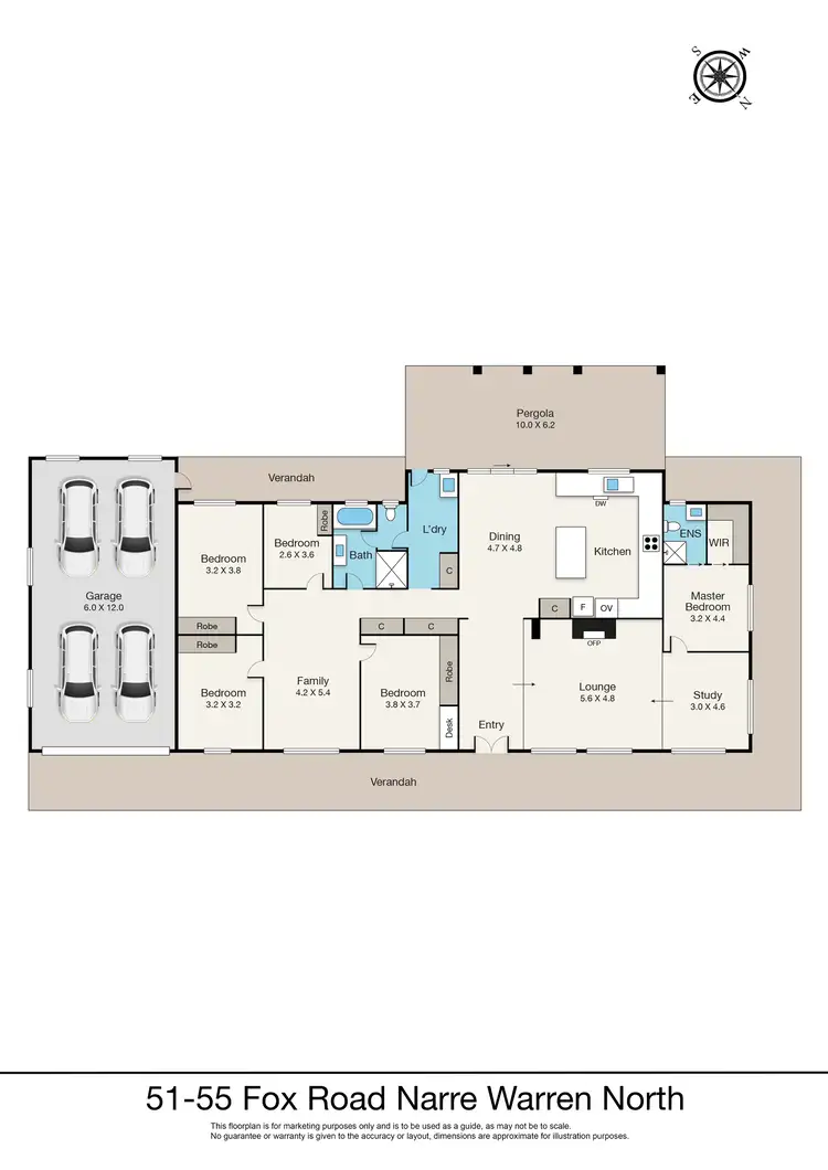 Floorplan of Homely house listing, 51-55 Fox Road, Narre Warren North VIC 3804