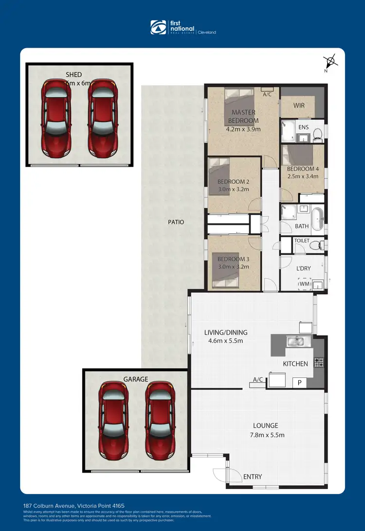 Floorplan of Homely house listing, 187 Colburn Avenue, Victoria Point QLD 4165