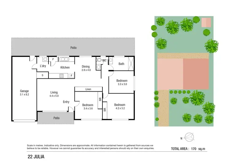 Floorplan of Homely house listing, 22 Julia Street, Kirwan QLD 4817