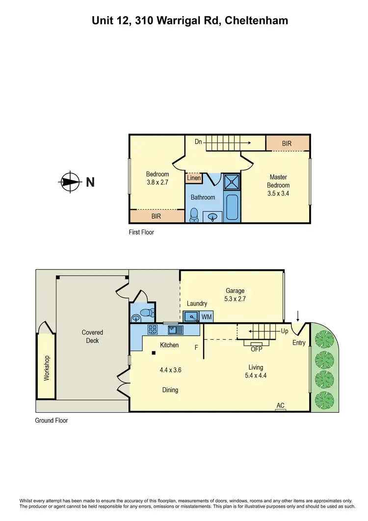 Floorplan of Homely unit listing, 12/310 Warrigal Road, Cheltenham VIC 3192