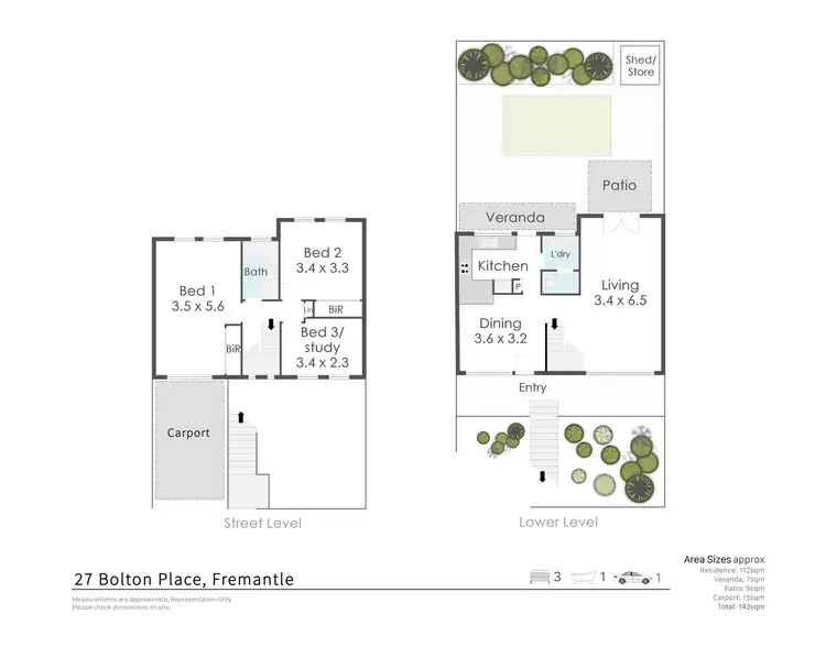 Floorplan of Homely house listing, 27 Bolton Place, Fremantle WA 6160