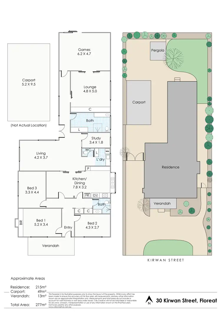 Floorplan of Homely house listing, 30 Kirwan Street, Floreat WA 6014