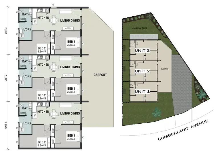Floorplan of Homely block of units listing, 10 Cumberland Ave, Slade Point QLD 4740