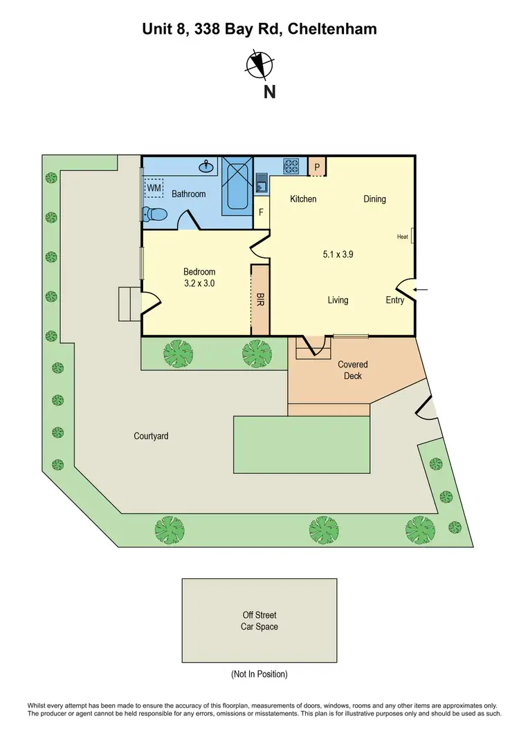 Floorplan of Homely apartment listing, 8/338 Bay Road, Cheltenham VIC 3192