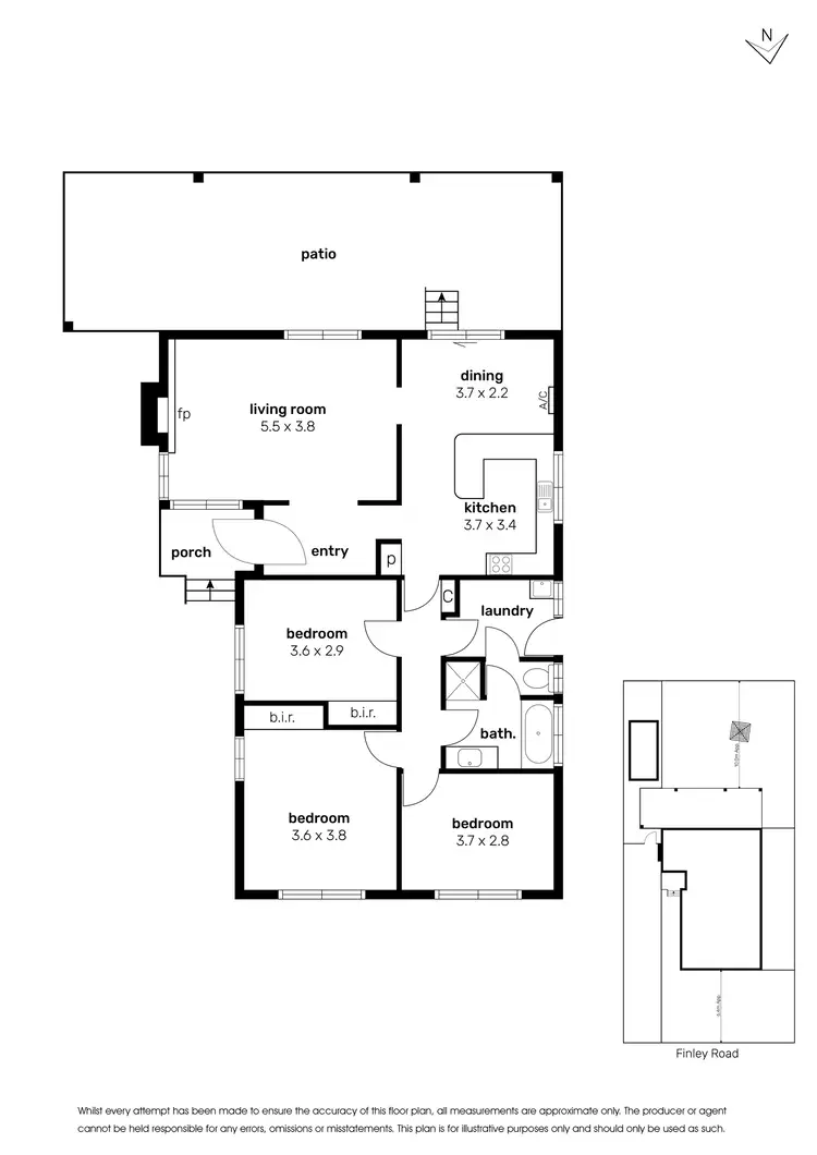 Floorplan of Homely house listing, 17 Finley Road, Altona VIC 3018