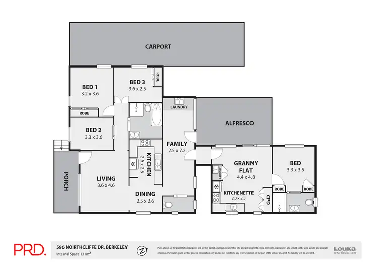 Floorplan of Homely house listing, 596 Northcliffe Drive, Berkeley NSW 2506