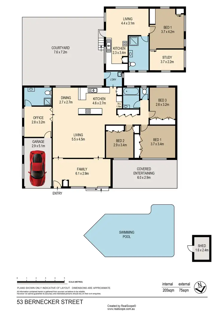 Floorplan of Homely house listing, 53 Bernecker Street, Carina QLD 4152