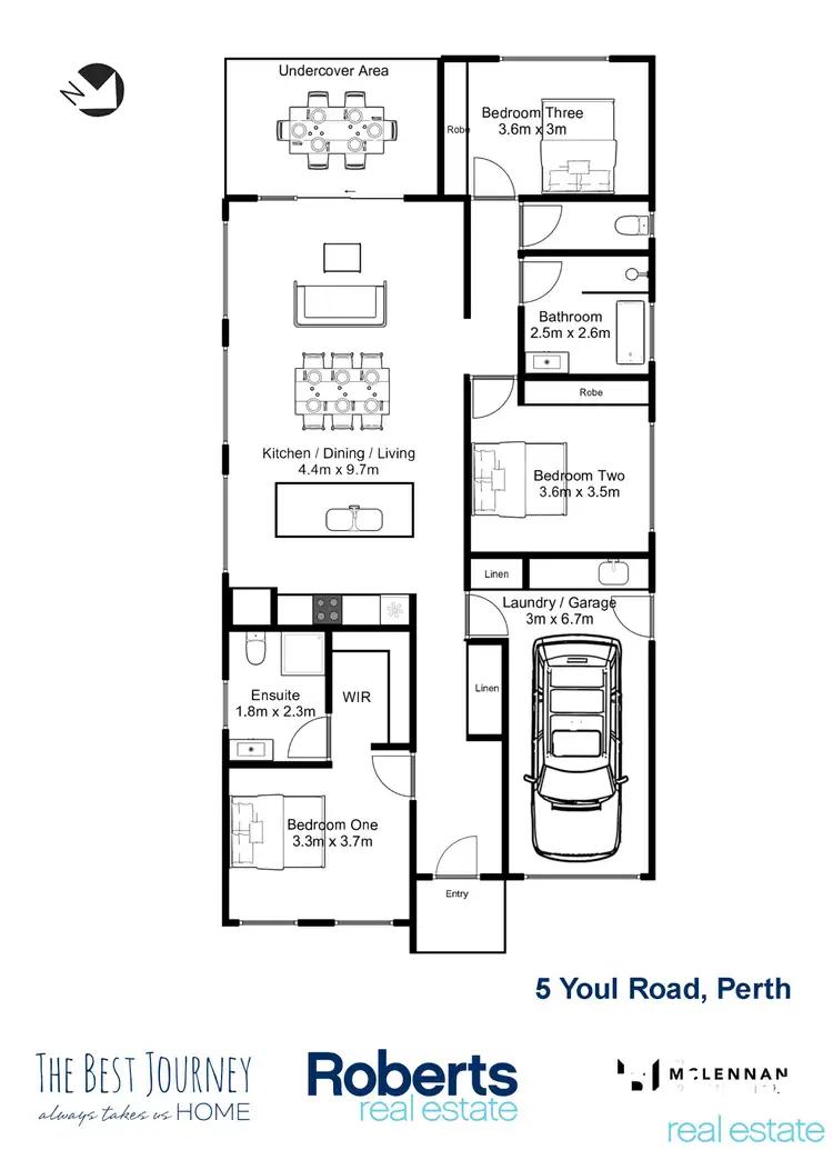 Floorplan of Homely house listing, 5 Youl Road, Perth TAS 7300