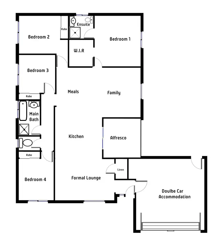 Floorplan of Homely house listing, 5 Stathis Place, Bundamba QLD 4304