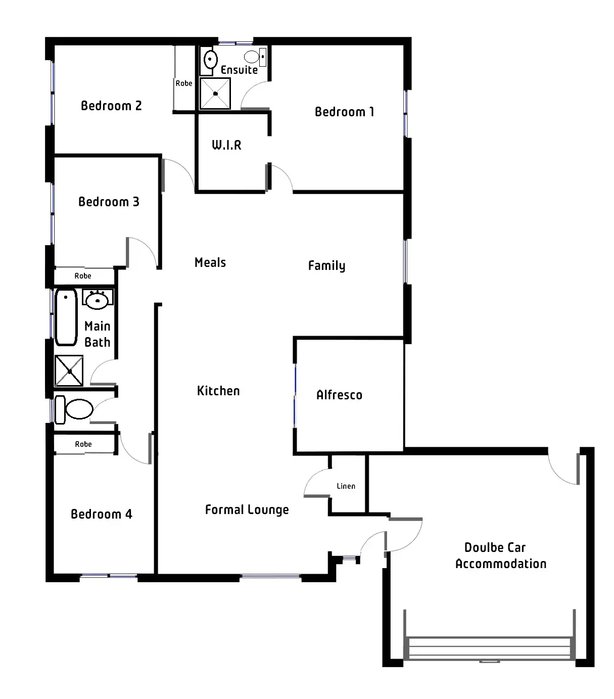 Floorplan of Homely house listing, 5 Stathis Place, Bundamba QLD 4304