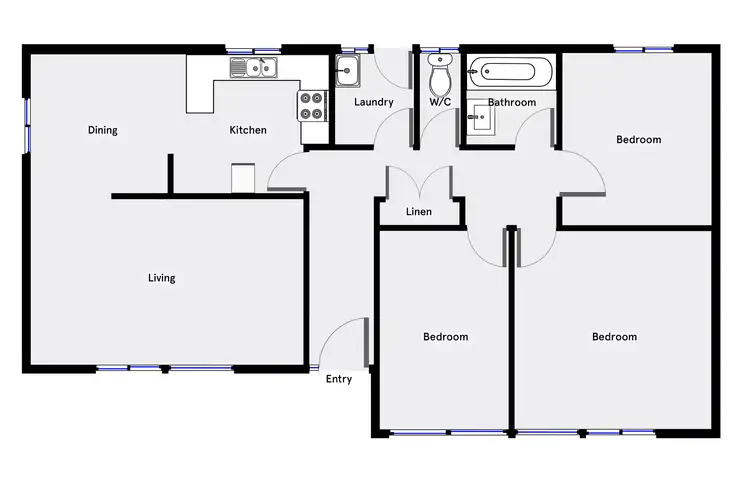 Floorplan of Homely house listing, 1 Sharland Place, Holder ACT 2611