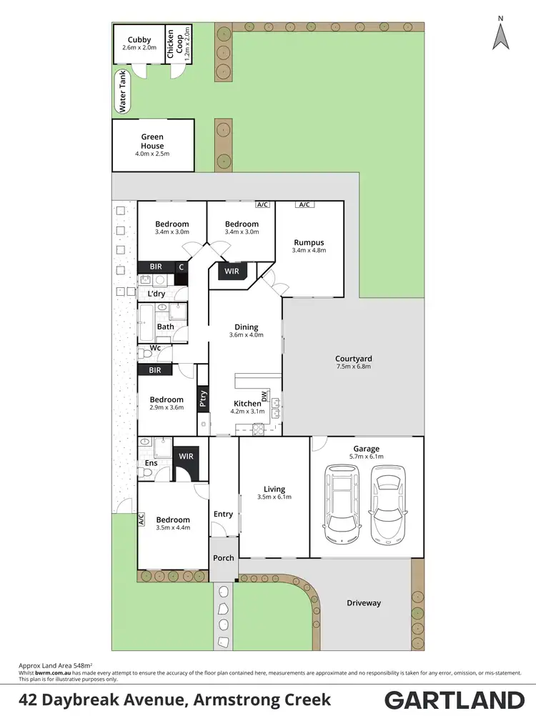 Floorplan of Homely house listing, 42 Daybreak Avenue, Armstrong Creek VIC 3217