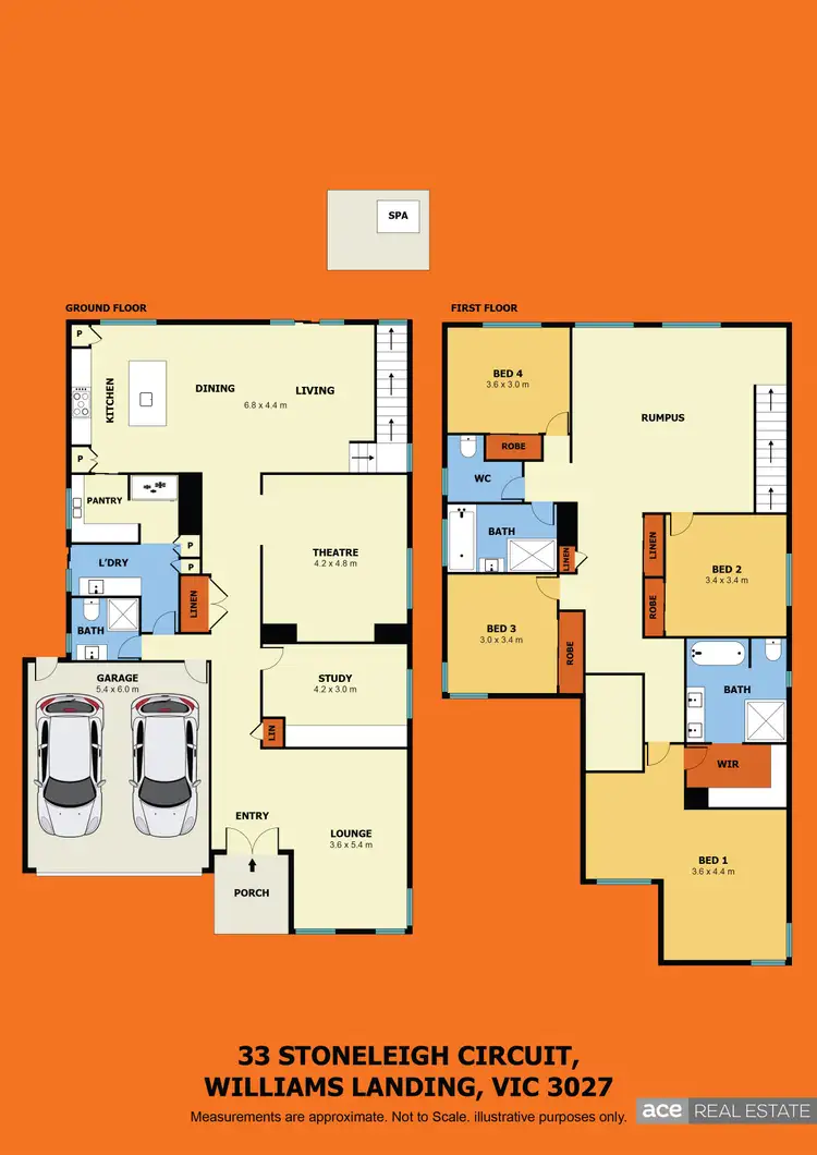 Floorplan of Homely house listing, 33 Stoneleigh Circuit, Williams Landing VIC 3027