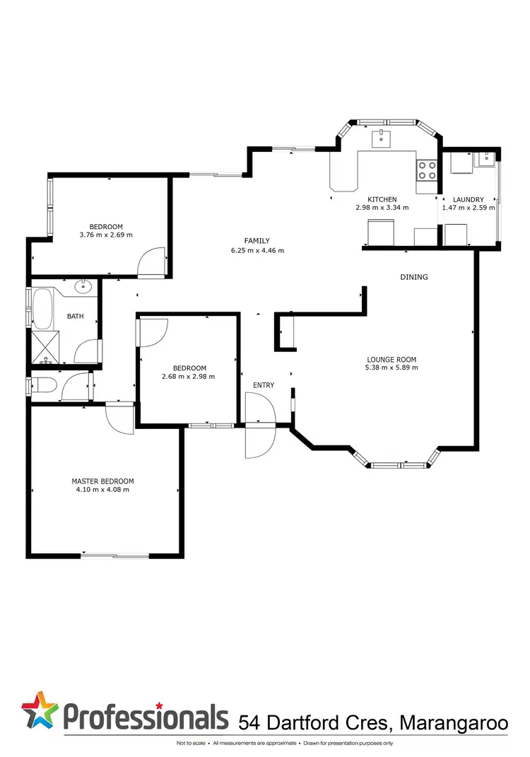 Floorplan of Homely house listing, 54 Dartford Crescent, Marangaroo WA 6064