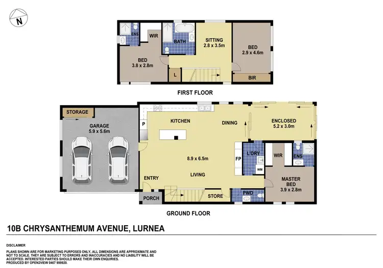 Floorplan of Homely house listing, 10B Chrysanthemum Avenue, Lurnea NSW 2170
