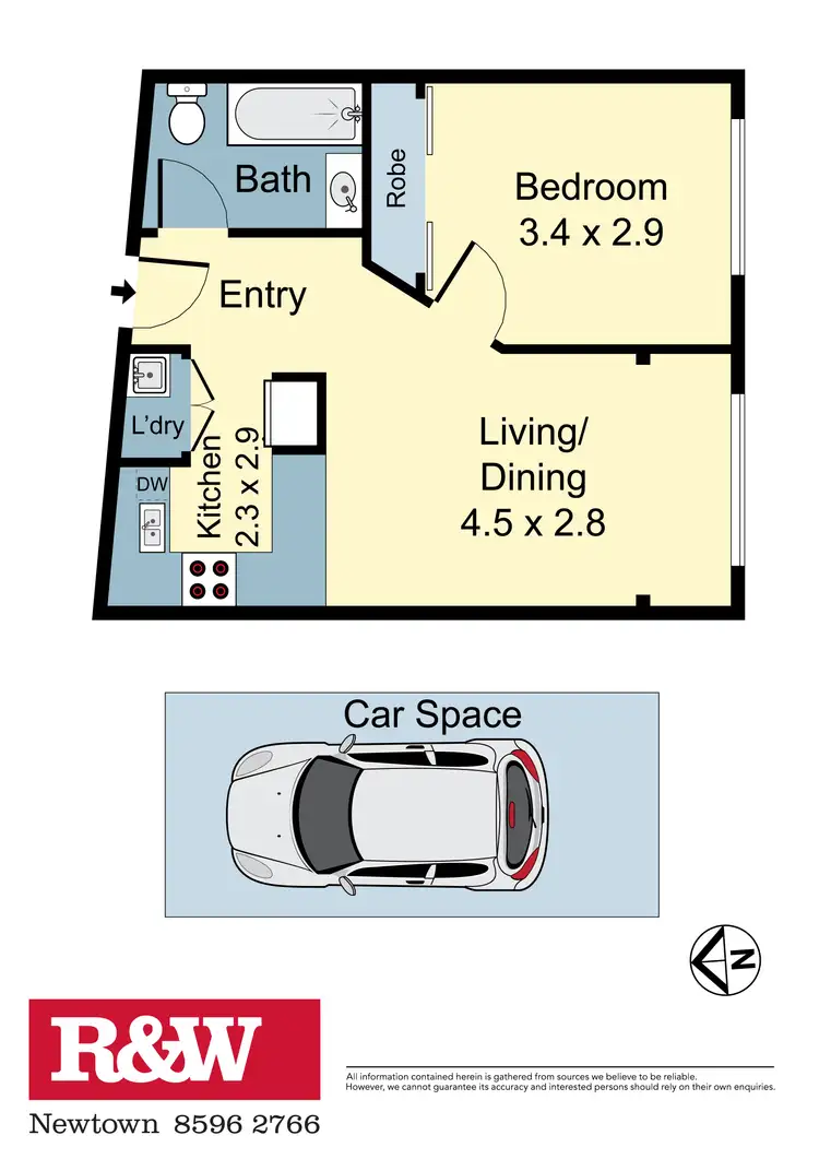 Floorplan of Homely apartment listing, 15/252 Abercrombie Street, Redfern NSW 2016