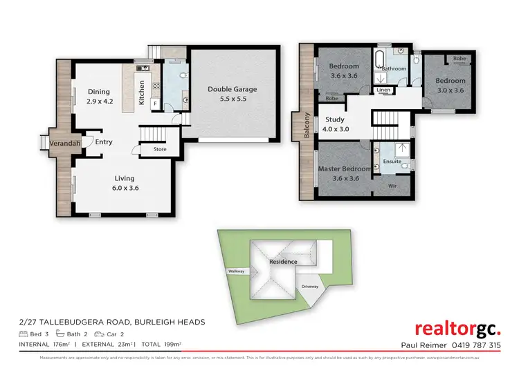 Floorplan of Homely townhouse listing, 2/27 Tallebudgera Creek Road, Burleigh Heads QLD 4220