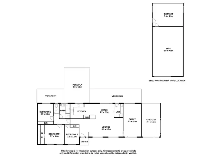 Floorplan of Homely house listing, 21 Hay Street, Bordertown SA 5268