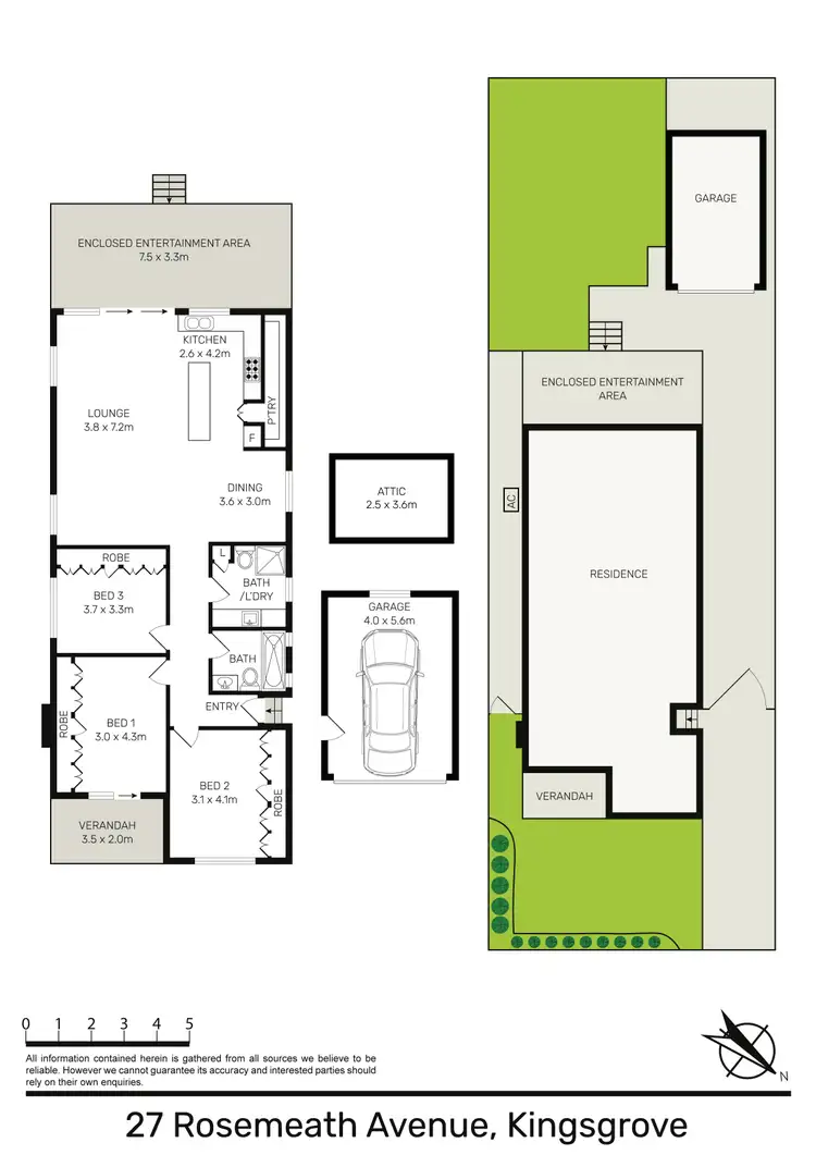 Floorplan of Homely house listing, 27 Rosemeath Avenue, Kingsgrove NSW 2208