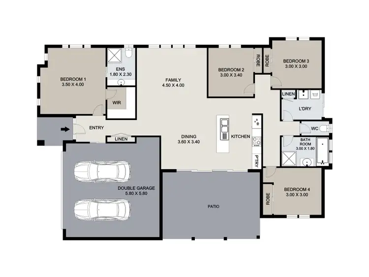 Floorplan of Homely house listing, 8 Bacall Street, West Gladstone QLD 4680