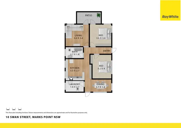 Floorplan of Homely house listing, 10 Swan Street, Marks Point NSW 2280