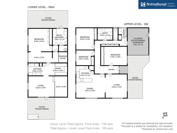 Floorplan of Homely house listing, 592 Nelson Road, Mount Nelson TAS 7007