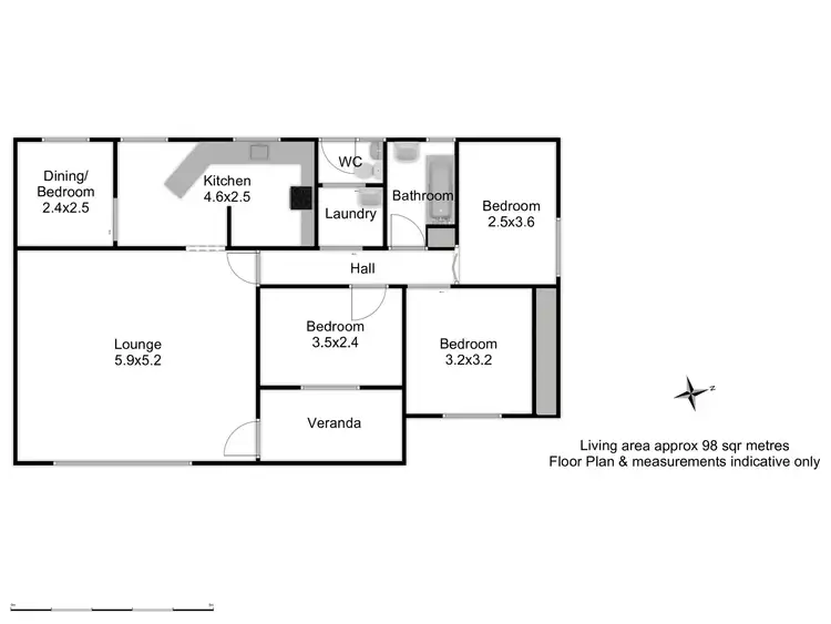 Floorplan of Homely house listing, 58 Leura Road, Orange NSW 2800