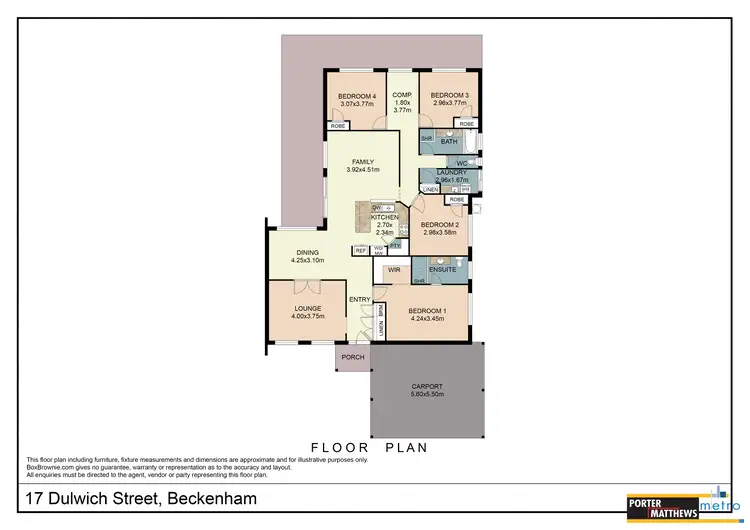 Floorplan of Homely house listing, 17 Dulwich Street, Beckenham WA 6107