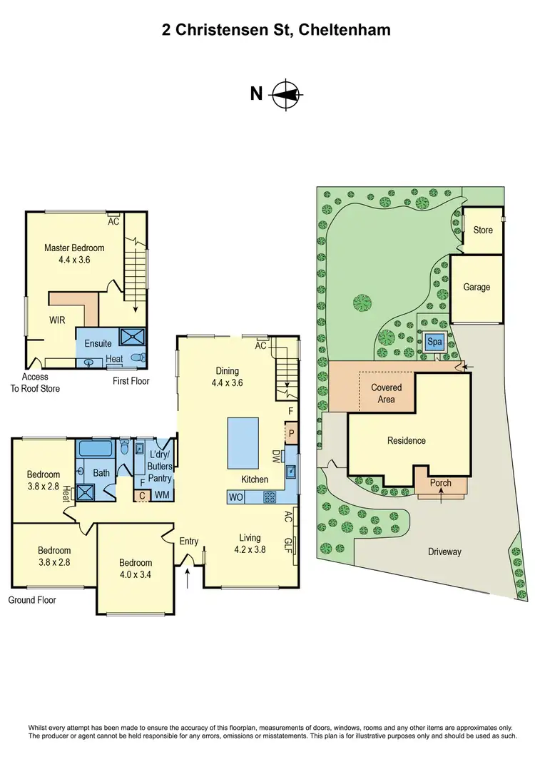 Floorplan of Homely house listing, 2 Christensen Street, Cheltenham VIC 3192