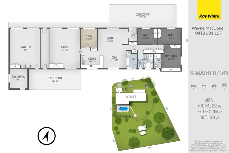 Floorplan of Homely rural property listing, 26 Hammond Drive, Gaven QLD 4211