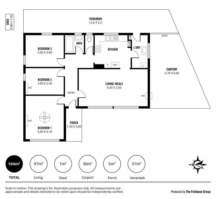 Floorplan of Homely house listing, 25 Leighton Avenue, Klemzig SA 5087