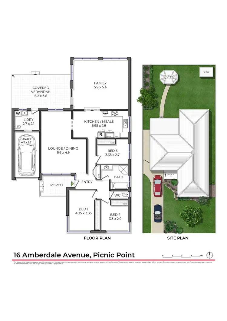 Floorplan of Homely house listing, 16 Amberdale Avenue, Picnic Point NSW 2213