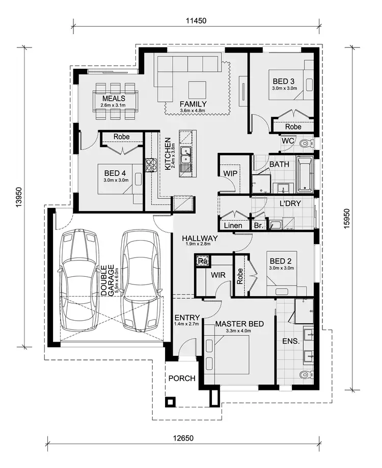 Floorplan of Homely house listing, Lot 121 Arugula Circuit, Thomastown VIC 3074